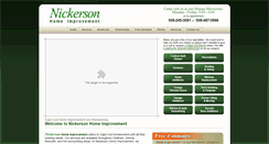 Desktop Screenshot of nickersonhomeimprovement.com